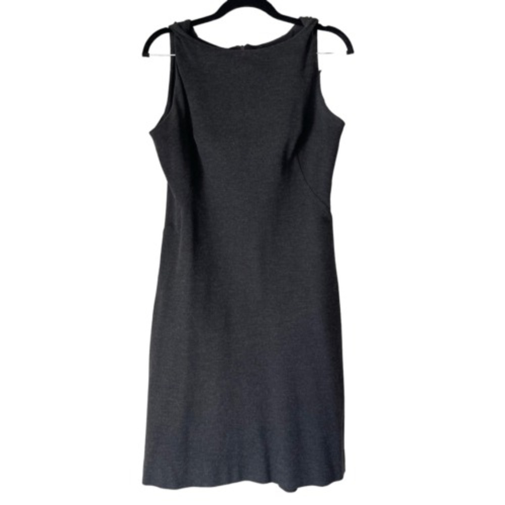 MM.LaFleur‎ Gray Sheath Dress Sleeveless Career Workwear Dress Size 6